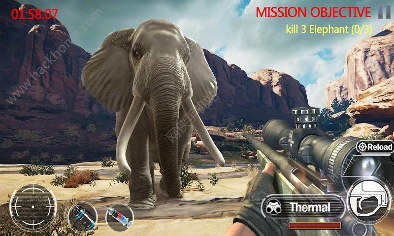 狙击手动物猎手无限金币中文破解版（Sniper Shooter Animal Hunting）截图