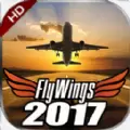 飞行模拟驾驶2017无限金币中文破解版（Flight Simulator FlyWings 2017）