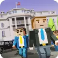 白宫司机无限金币破解版（Mr Blocky White House Driver）