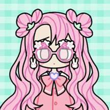 粉彩少女