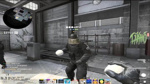 《CSGO》挖出控制台新BUG 人气雪球回归战场画风突变