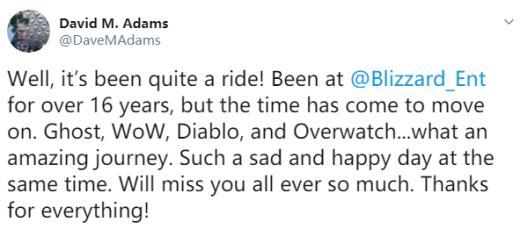 暴雪又有两名资深员工离职 将开始全新人生征途