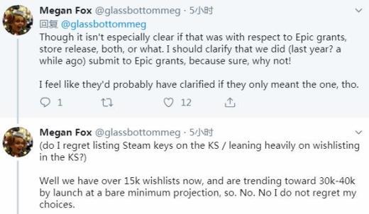 开发者抱怨Epic不肯上架游戏 只因为众筹承诺会发SteamKey