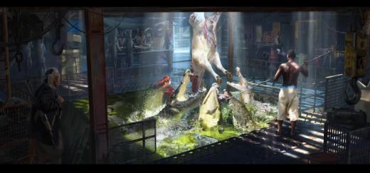 CDPR画师大作欣赏 冷色调下的赛博朋克世界