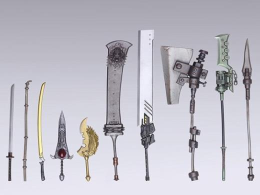 制作精美！《尼尔：机械纪元》传奇武器收藏手办公布