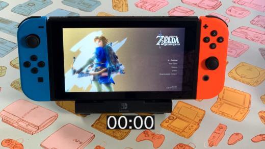 新旧Switch大比拼 主机模式《塞尔达》多续航1个半小时
