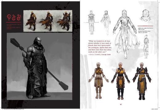 暗黑艺术设定集预览图赏 或包含未公布新作设定
