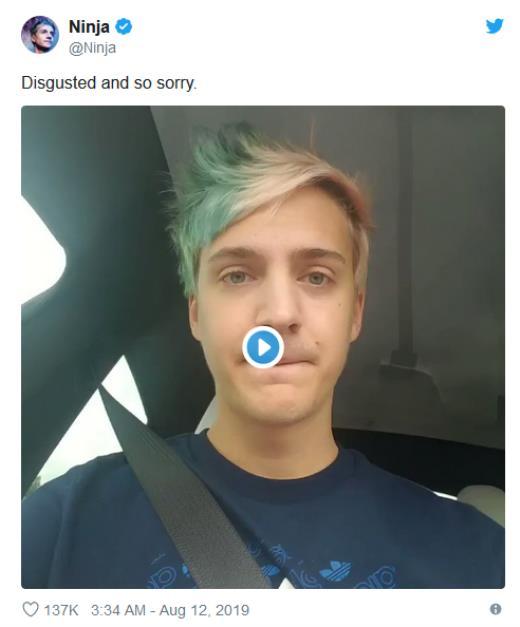 旧直播频道推荐不良内容 主播Ninja表示太恶心！