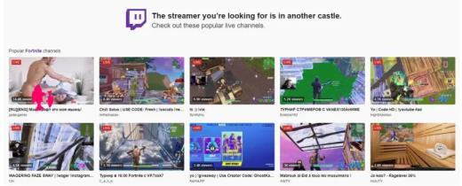 旧直播频道推荐不良内容 主播Ninja表示太恶心！