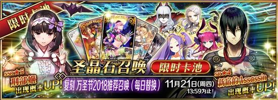 《fgo》万圣节三期复刻卡池介绍