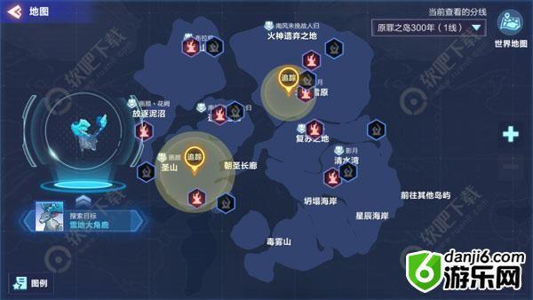 我的起源雪地大角鹿在哪