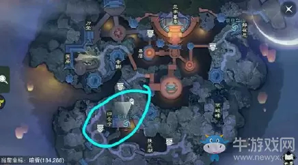 2019《一梦江湖》手游11月27日坐观万象打坐位置