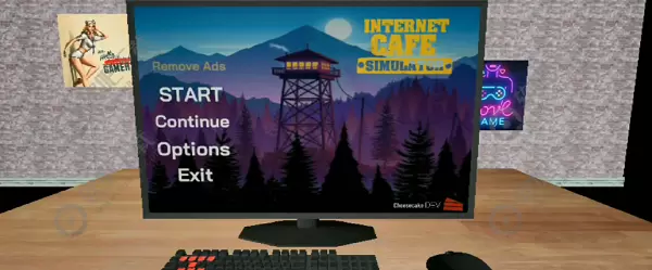 网吧模拟器怎么买桌子