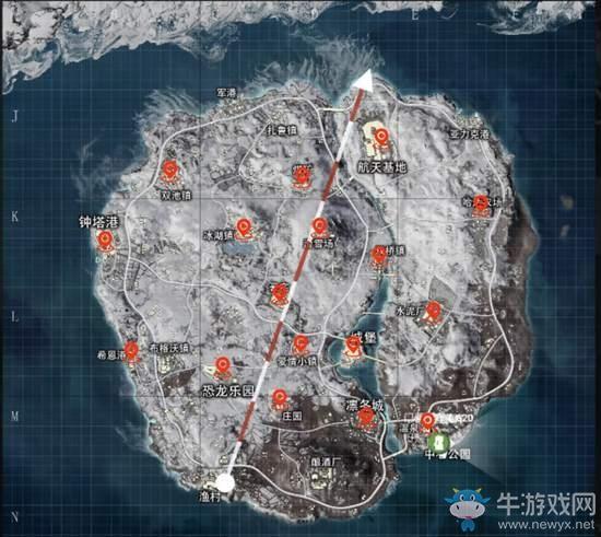 《和平精英》极寒物资箱在哪里