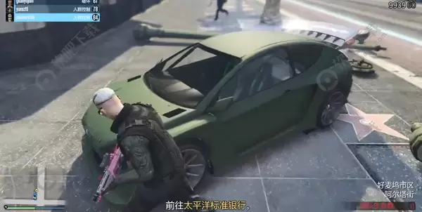 侠盗猎车手圣安地列斯抢银行那关怎么过