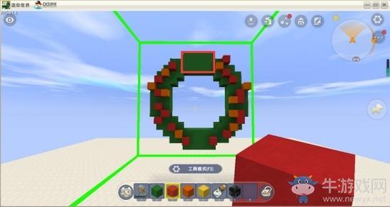 《迷你世界》微缩圣诞花环攻略