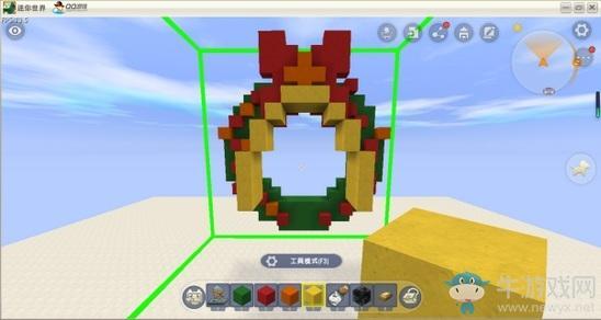 《迷你世界》微缩圣诞花环攻略