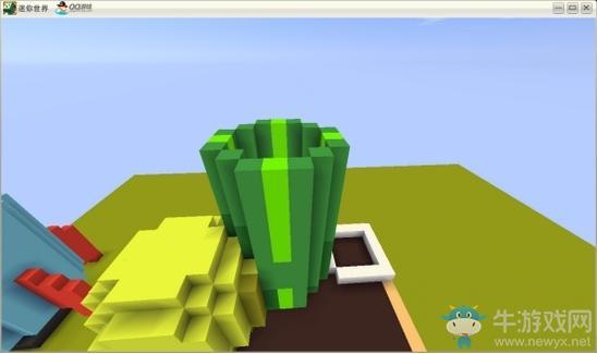 《迷你世界》小盆栽做法