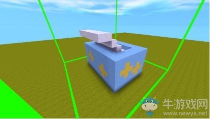 《迷你世界》抽纸微缩模型搭建步骤图