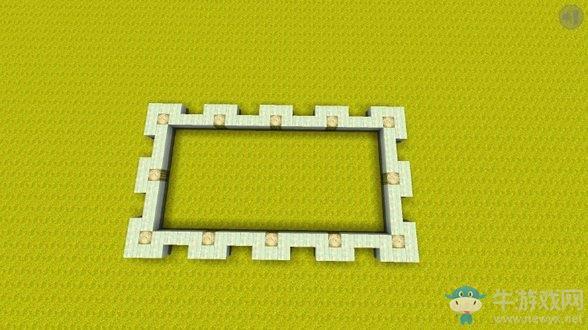 《迷你世界》巫女城堡搭建方法