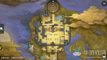 2020《一梦江湖》手游2月12日坐观万象打坐位置