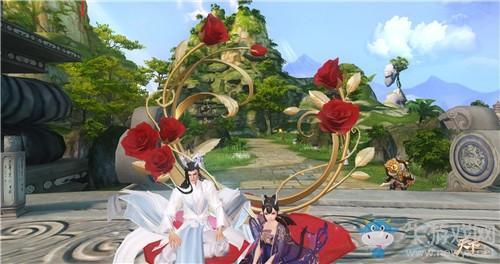 《天下手游》坐骑瑰意情深一览