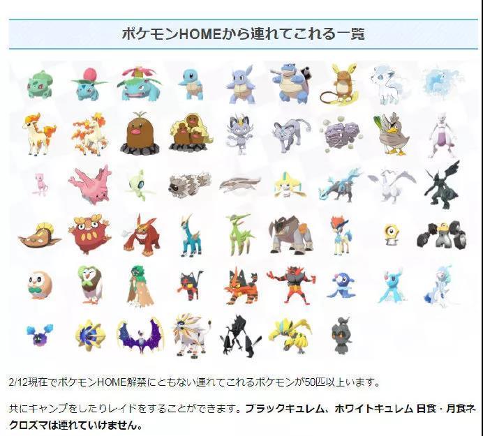 宝可梦剑盾新增宝可梦一览