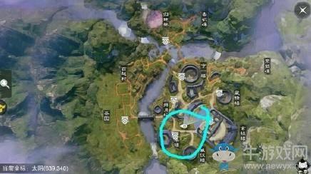 2020《一梦江湖》手游2月17日坐观万象打坐位置