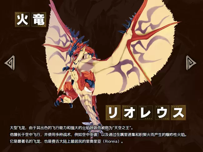 怪物猎人Riders怪物图鉴大全 怪物猎人Riders龙图鉴汇总