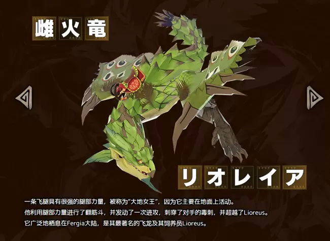 怪物猎人Riders怪物图鉴大全 怪物猎人Riders龙图鉴汇总