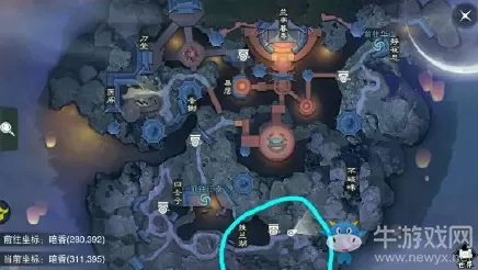 2020《一梦江湖》手游2月29日坐观万象打坐位置