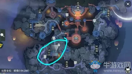 2020《一梦江湖》手游3月7日坐观万象打坐位置