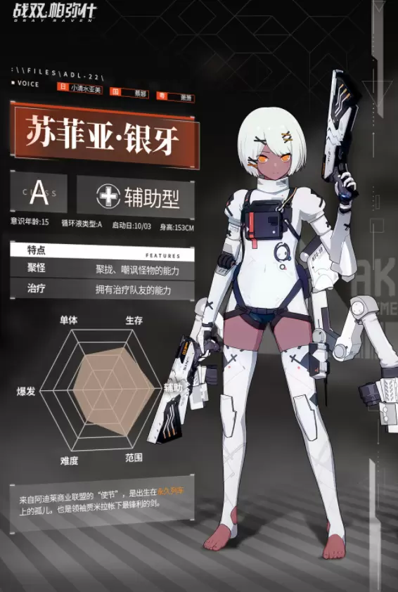 战双帕弥什苏菲亚银牙详细介绍 战双帕弥什苏菲亚银牙动图欣赏