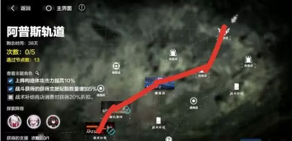 《战双帕弥什》阿普斯轨道路线选择攻略