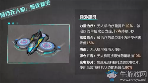 《明日之后》医疗无人机暗夜精灵涂装测评