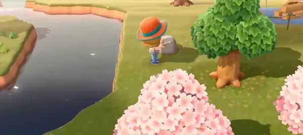 动物森友会怎么敲碎石头