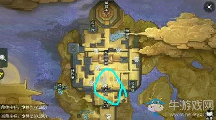 2020《一梦江湖》手游4月9日坐观万象打坐位置