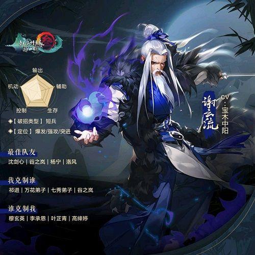 剑网3指尖江湖谢云流什么时候出?谢云流详情介绍一览