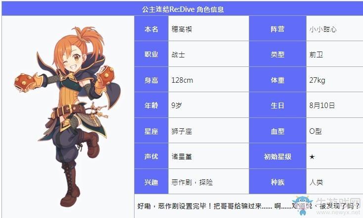 《公主连结Re：Dive》未奏希介绍