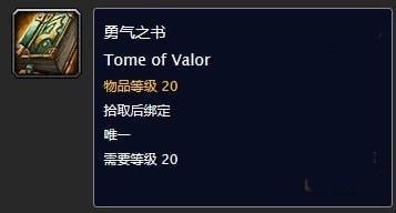 魔兽世界怀旧服勇气之书通关攻略(1)