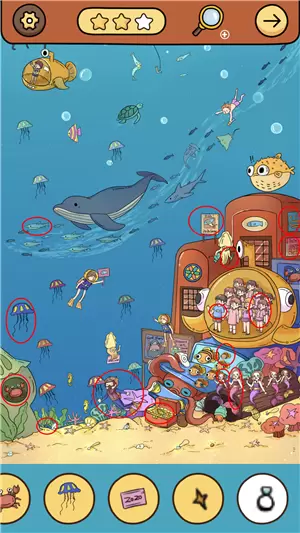 《脑洞大侦探》深海探险三星通关攻略