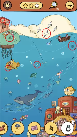 《脑洞大侦探》深海探险三星通关攻略