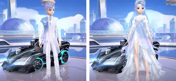 QQ飞车手游圣雪颂歌套装介绍 圣雪颂歌外观与购买指南