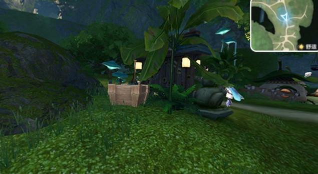 天谕手游伞村全部7个宝箱位置坐标收集攻略