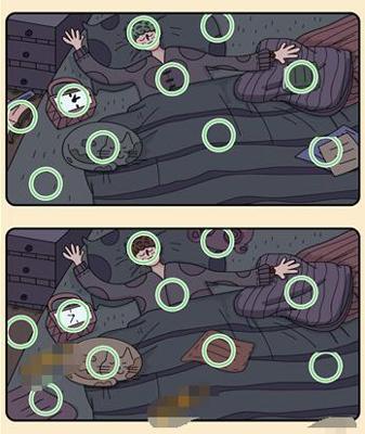 《脑洞大侦探》找茬关卡第6关三星通关攻略