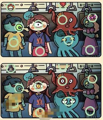 《脑洞大侦探》找茬关卡第5关三星通关攻略