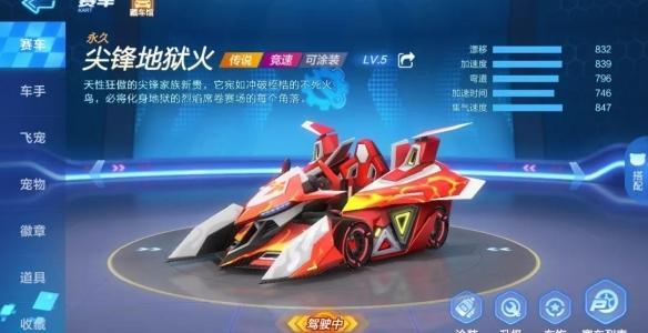 跑跑卡丁车手游尖锋地狱火属性怎么样 跑跑卡丁车手游尖锋地狱火属性怎么样