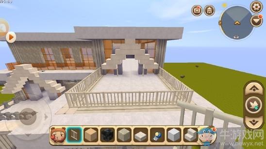 《迷你世界》复古豪华别墅教程