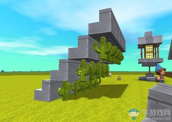 《迷你世界》吸血楼梯制作攻略