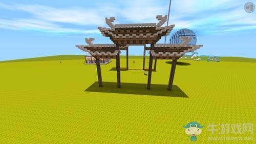 《迷你世界》中国风牌楼建造教程